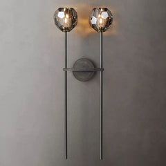 Belle De Crystal Grand Double Sconce - YhLamps
