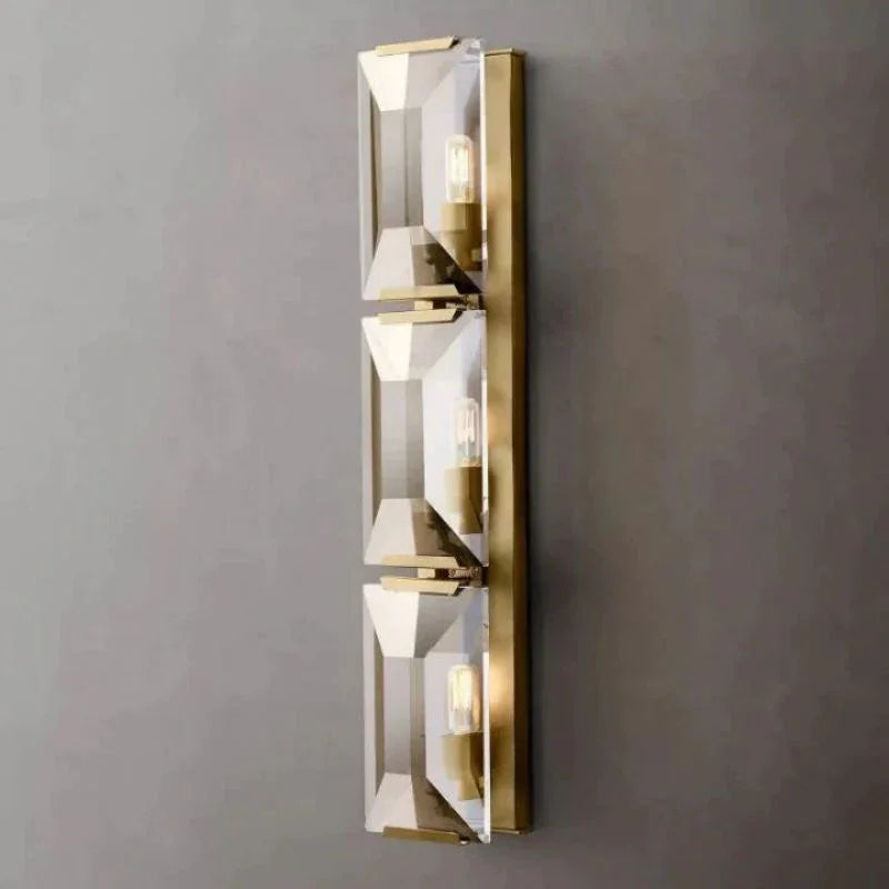 Faceted Crystal Wall Sconce - YhLamps