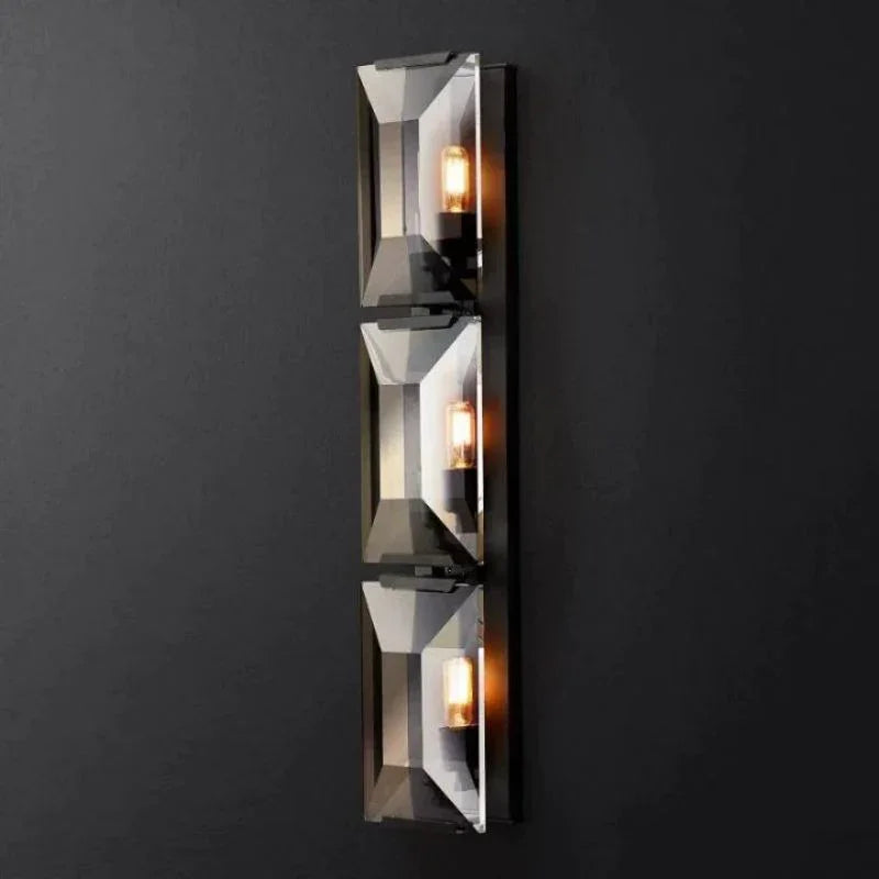 Faceted Crystal Wall Sconce - YhLamps