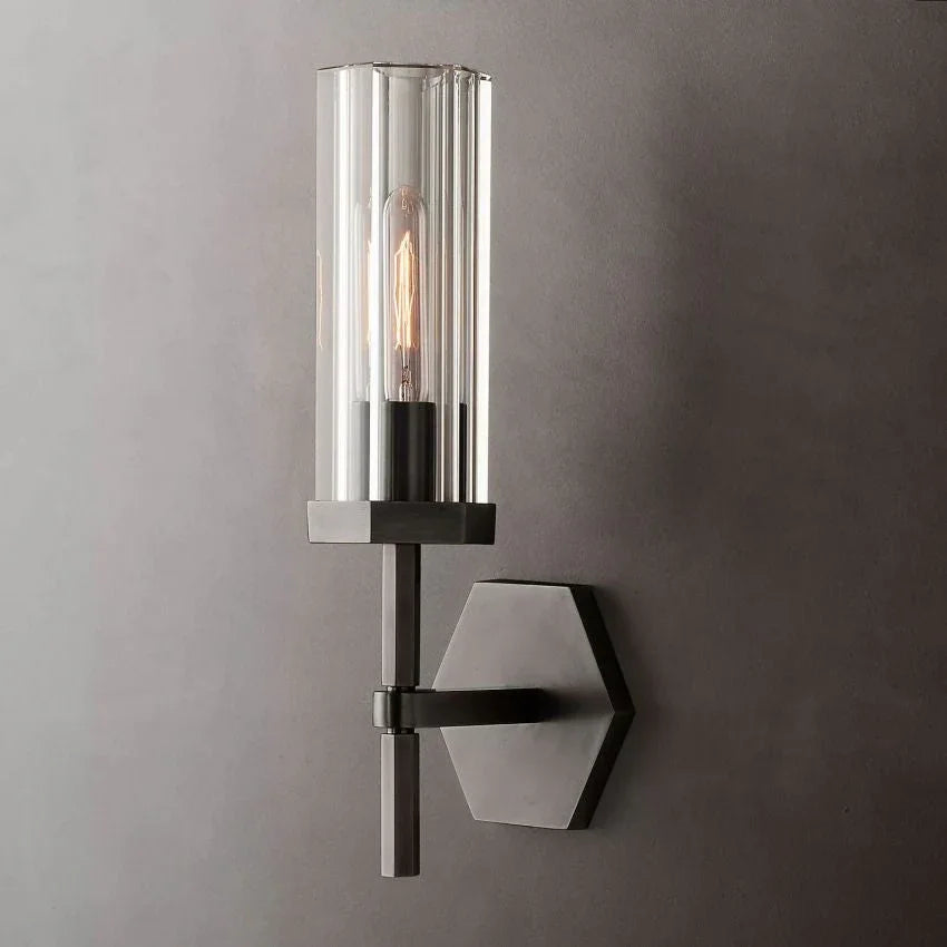 Lambert Hexagonal Sconce - YhLamps