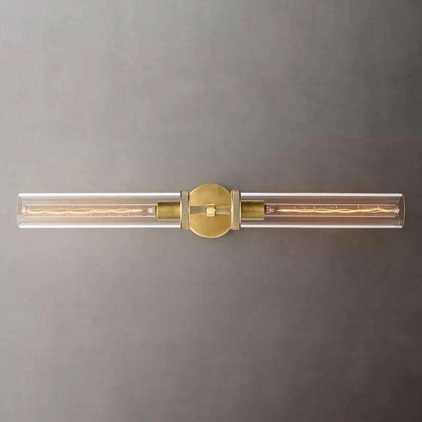 Lambert Knurled Grand Linear Sconce - YhLamps
