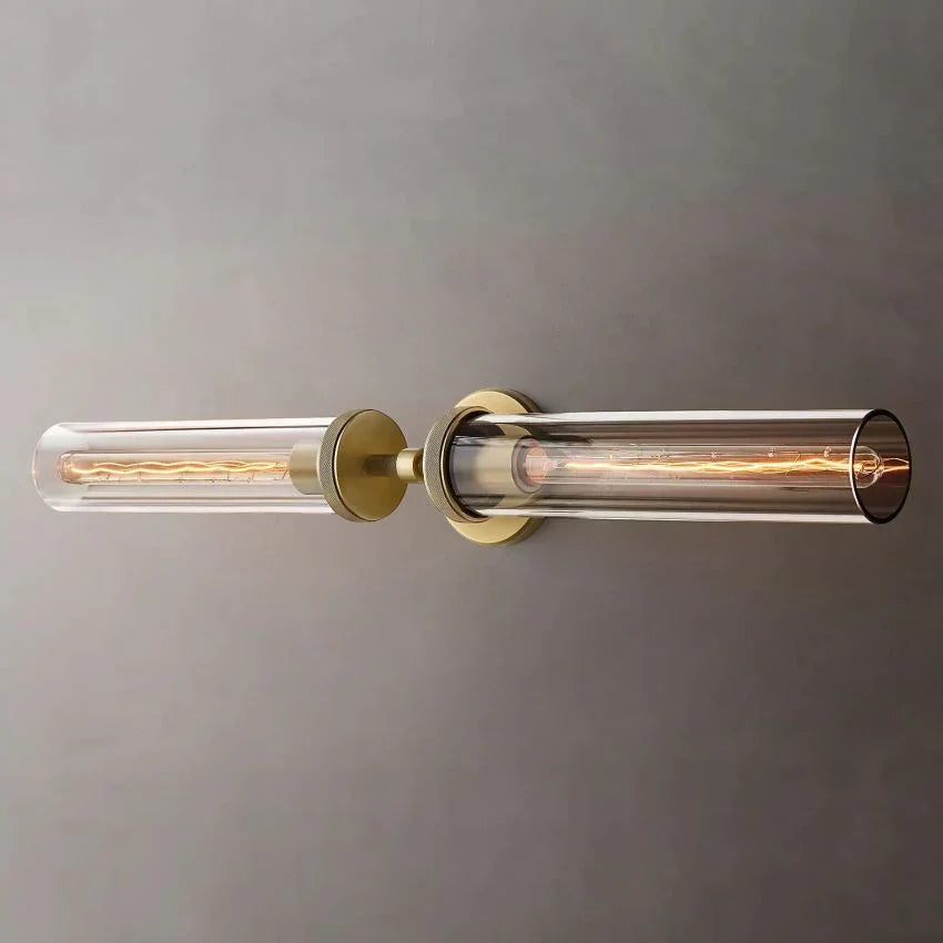 Lambert Knurled Grand Linear Sconce - YhLamps