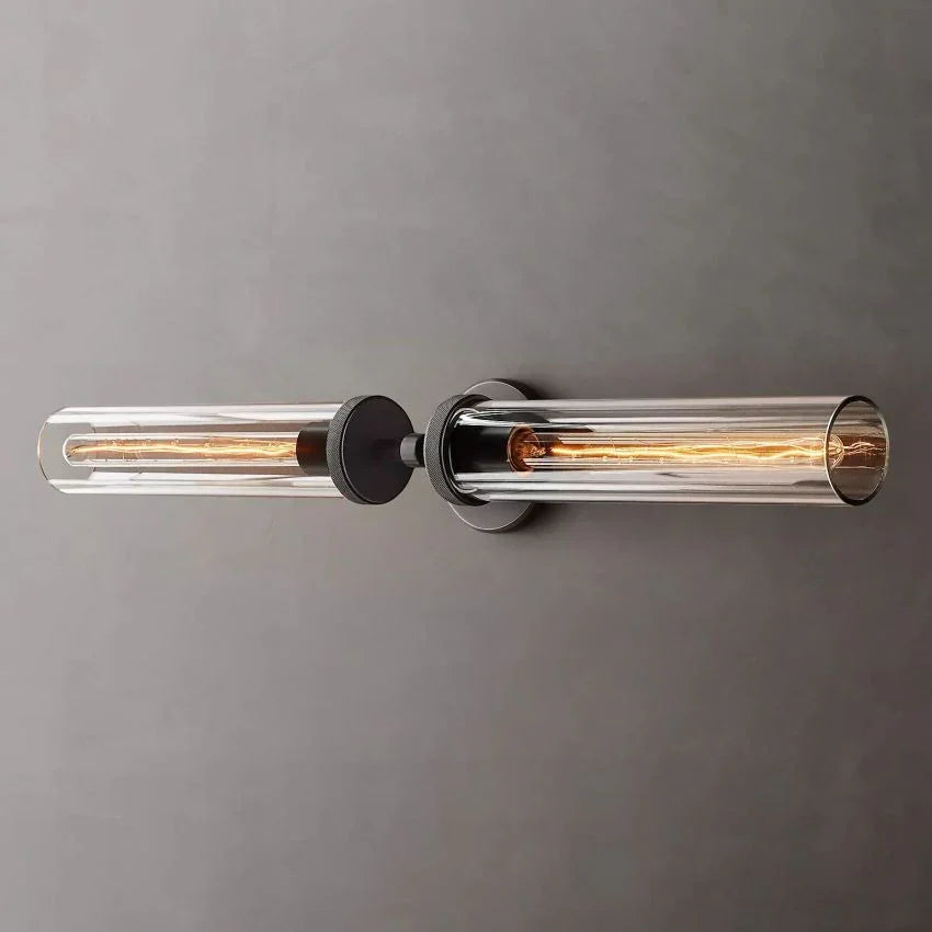 Lambert Knurled Grand Linear Sconce - YhLamps
