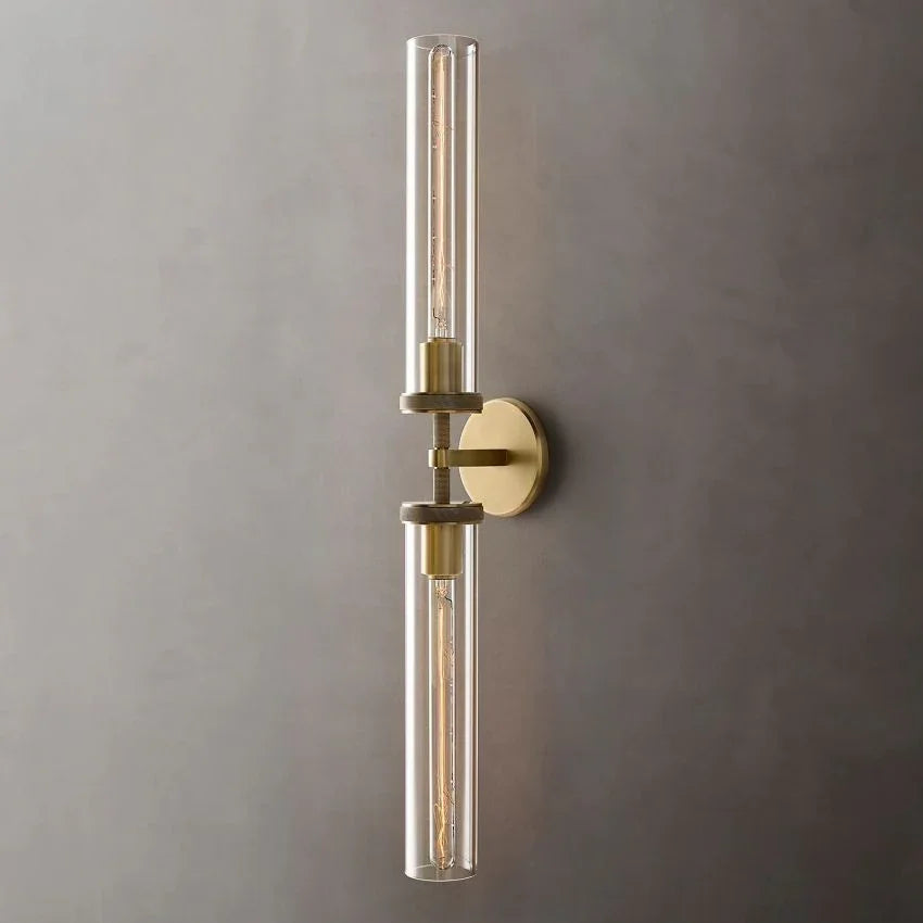 Lambert Knurled Grand Linear Sconce - YhLamps
