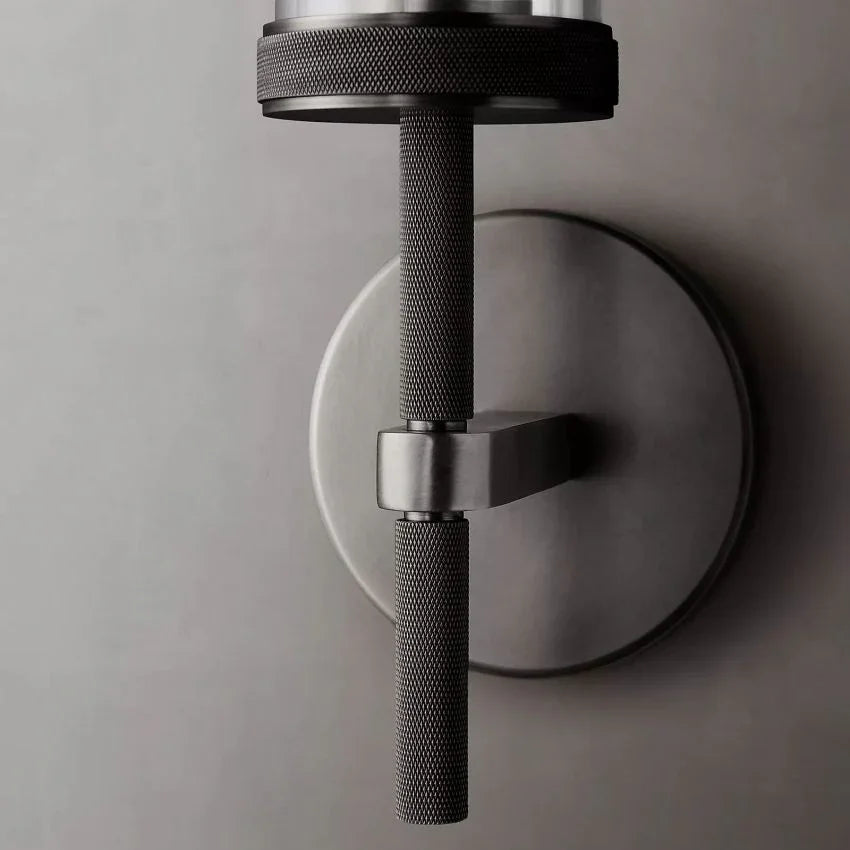 Lambert Knurled Grand Sconce - YhLamps