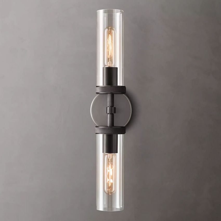 Lambert Knurled Linear Sconce - YhLamps