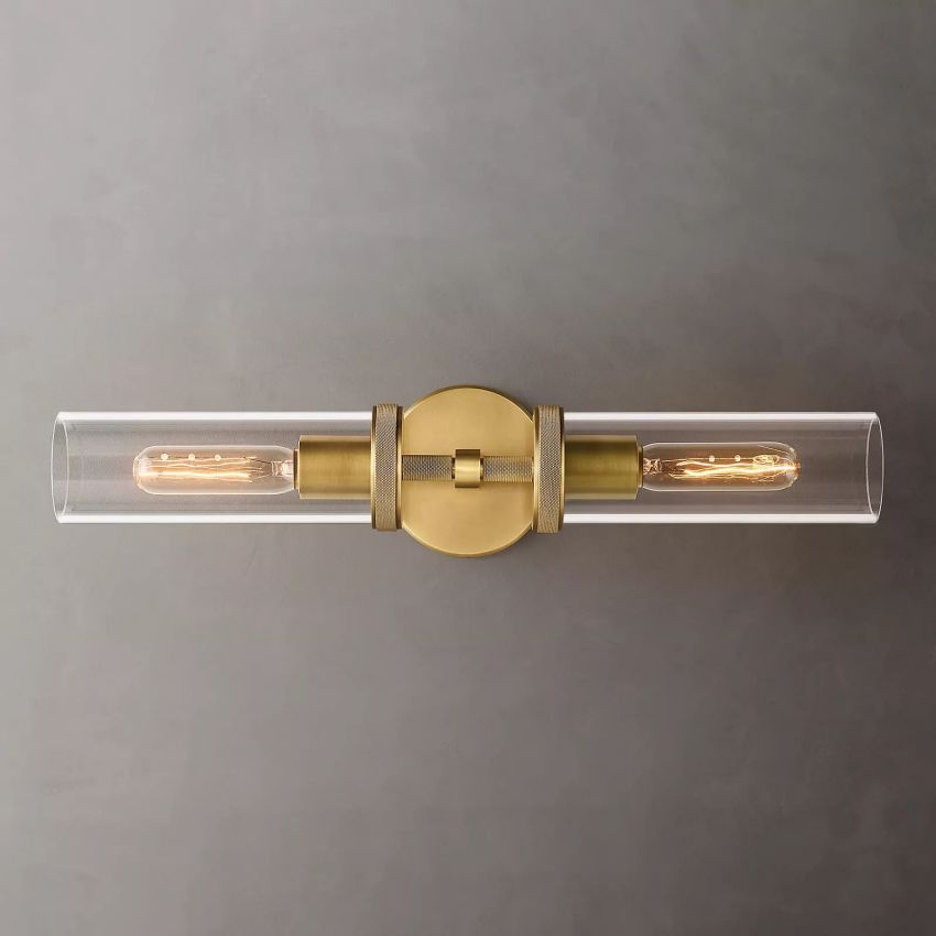 Lambert Knurled Linear Sconce - YhLamps