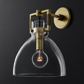 Machinist Glass Cloche Sconce 10 - YhLamps