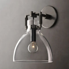 Machinist Glass Cloche Sconce 8 - YhLamps