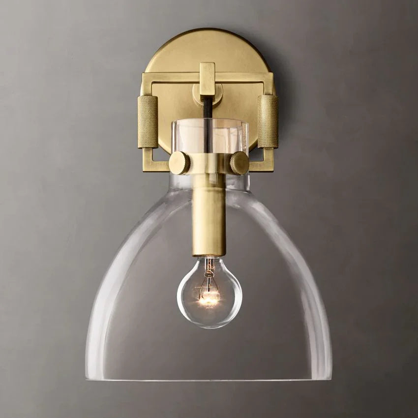 Machinist Glass Cloche Sconce 8 - YhLamps