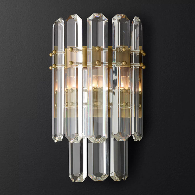 Bonnie Faceted Crystal Sconce - YhLamps