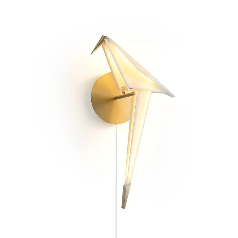 Perching Bird Plug In Wall Lamp - YhLamps