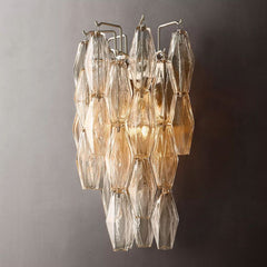 Murano Clear Glass Sconce - YhLamps