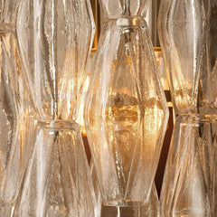 Murano Clear Glass Sconce - YhLamps