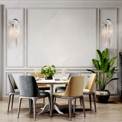 Fiona Aluminum Chain Tassel Wall Sconce - YhLamps