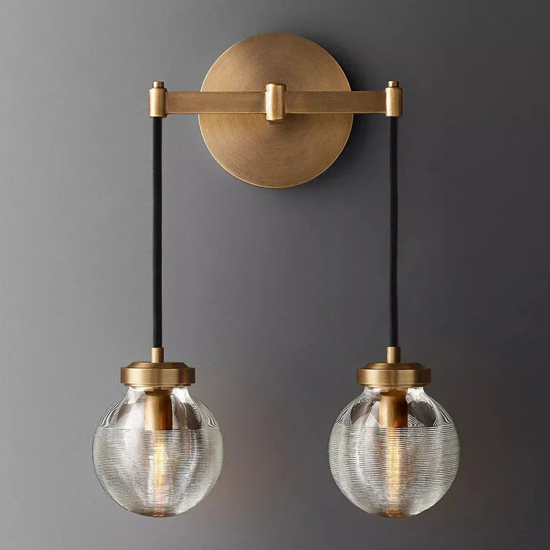 Pearl Double Wall Sconce - YhLamps