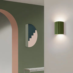 Fluted Resin Wall Lamp - YhLamps