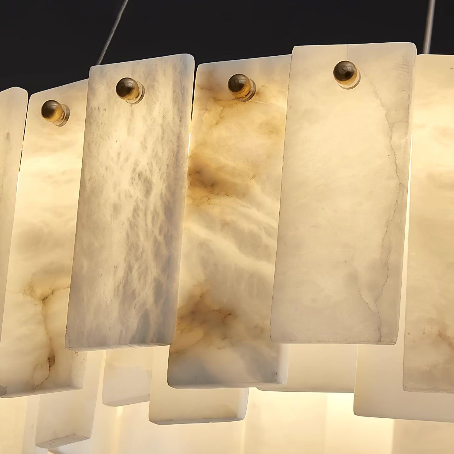 Celestial Alabaster Round Chandelier - YhLamps