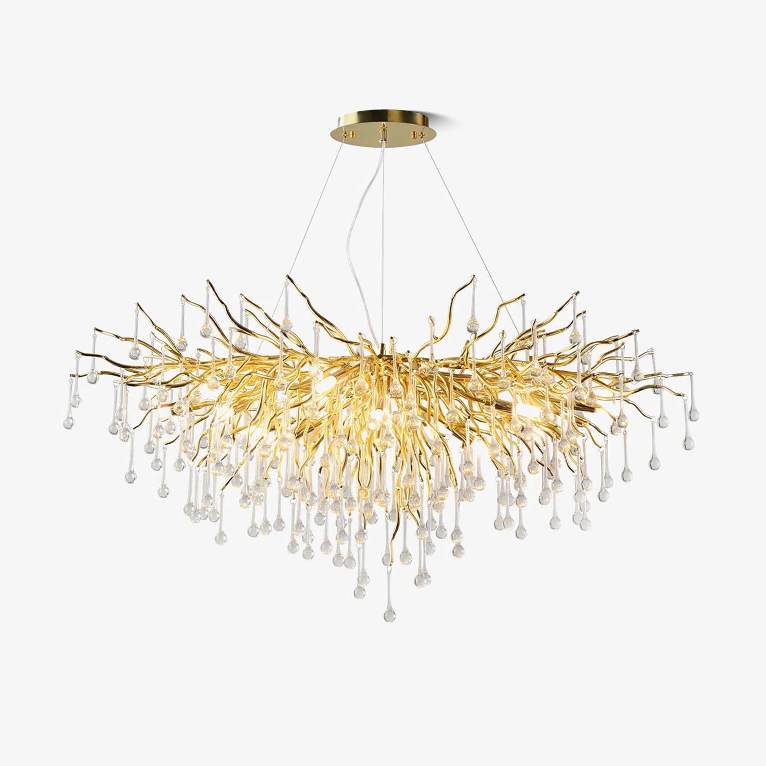 Teardrop Crystal Chandelier - YhLamps