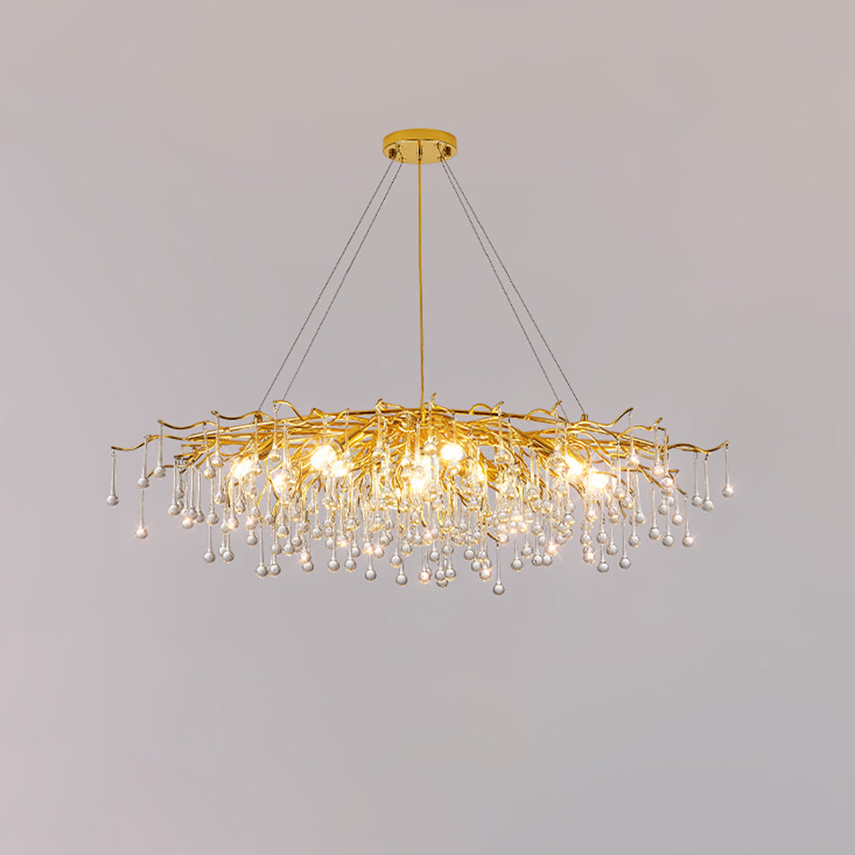 Teardrop Crystal Chandelier - YhLamps