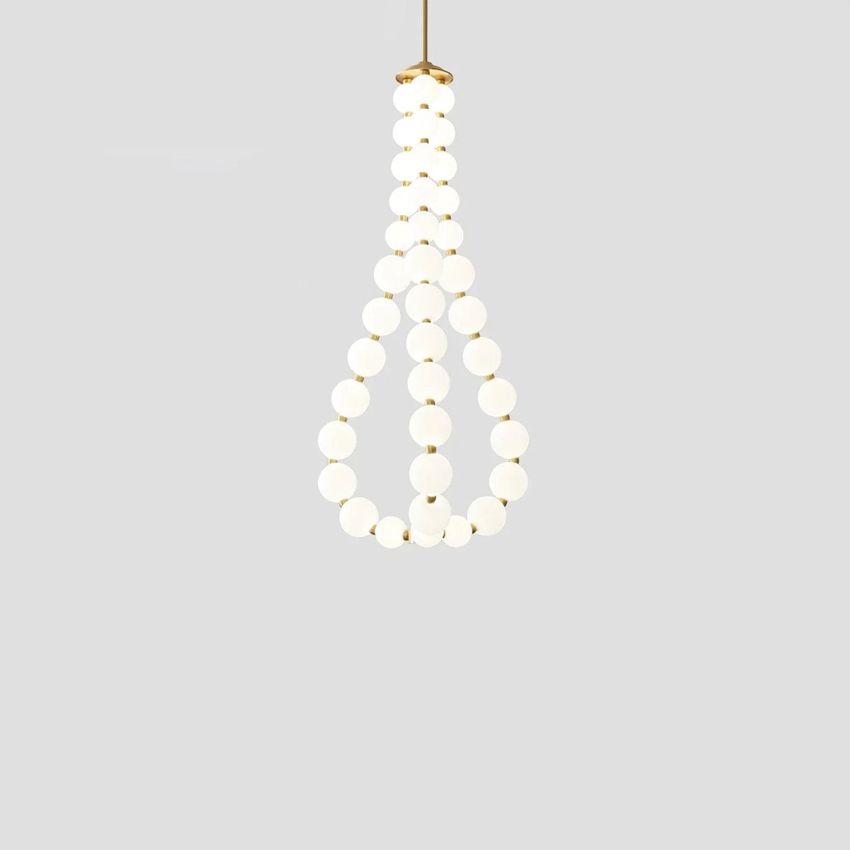 Acrylic Pearl Necklace Chandelier - YhLamps