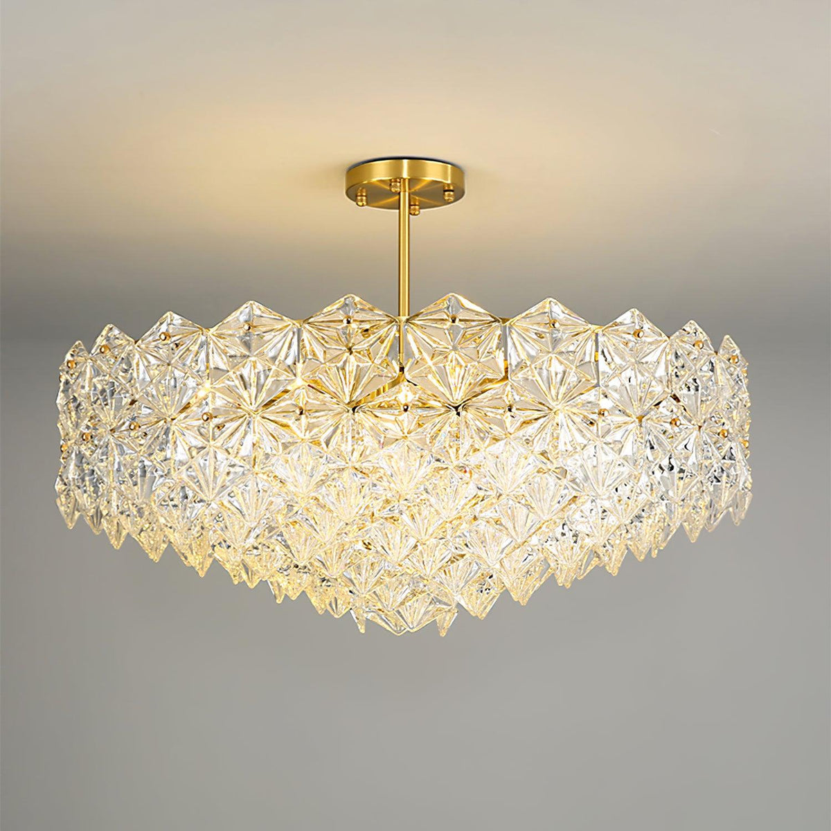 Snowflake Glass Chandelier - YhLamps