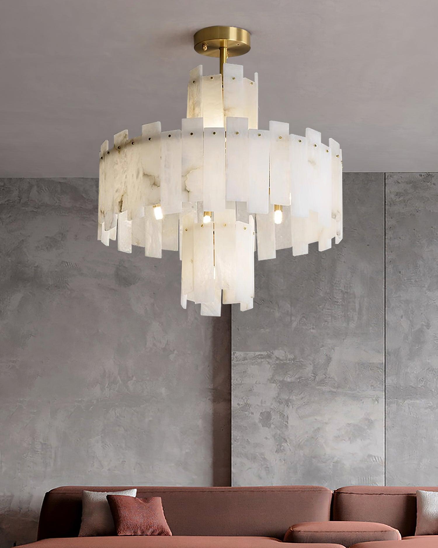 Regina Alabaster Chandelier - YhLamps