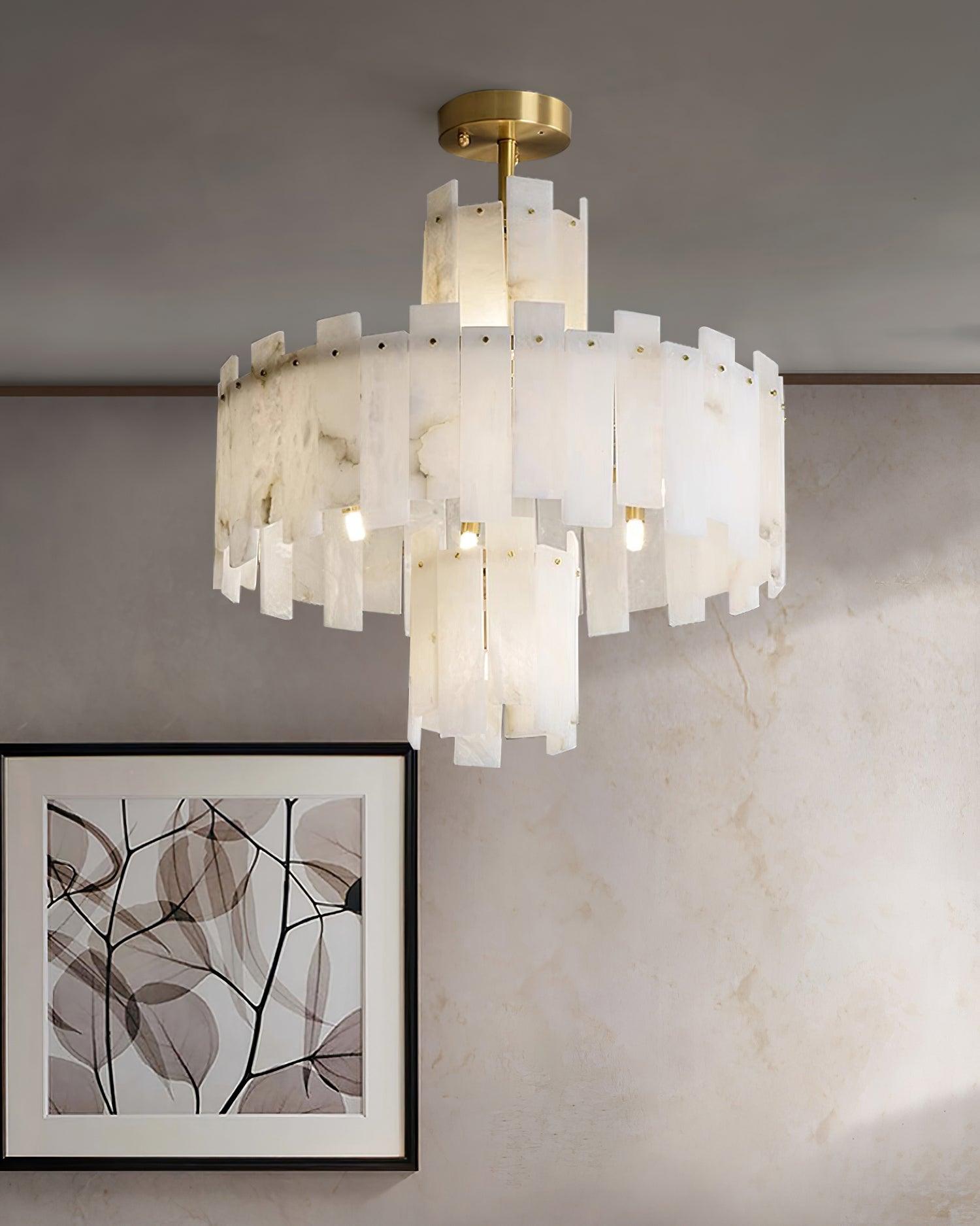 Regina Alabaster Chandelier - YhLamps