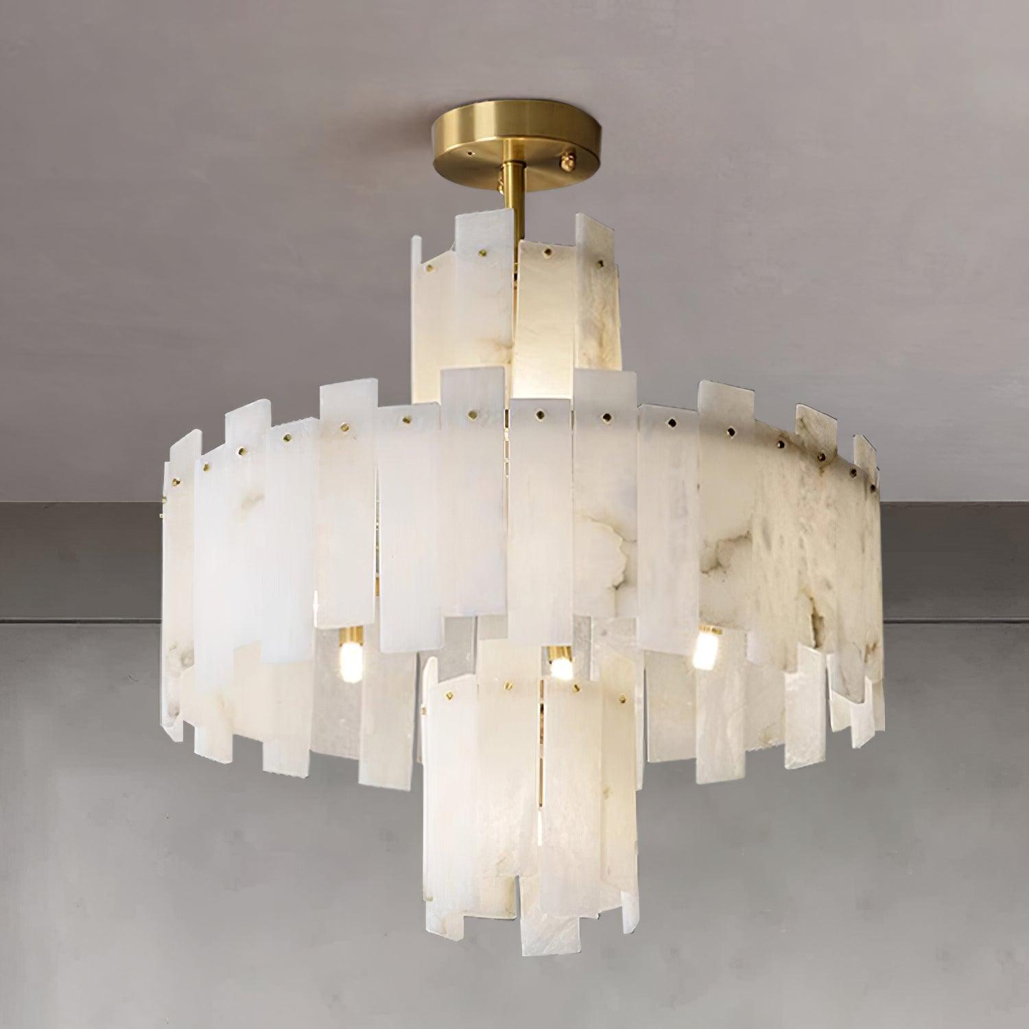 Regina Alabaster Chandelier - YhLamps