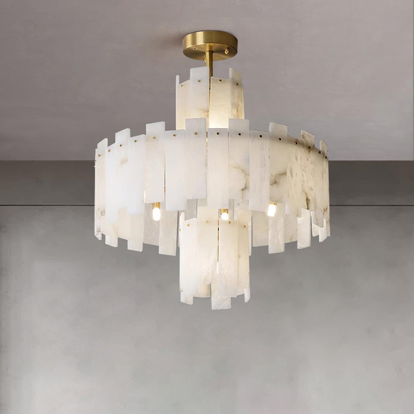 Regina Alabaster Chandelier - YhLamps