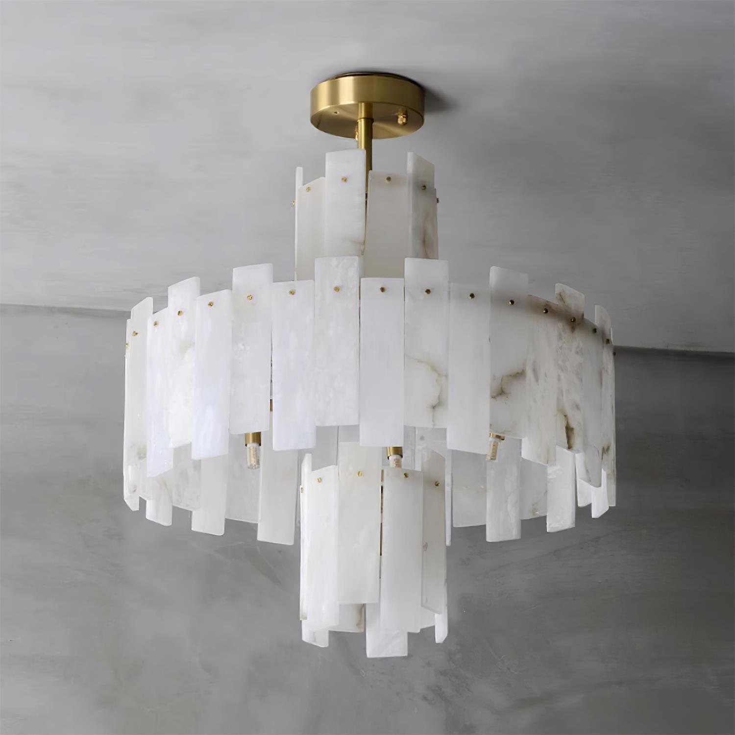 Regina Alabaster Chandelier - YhLamps