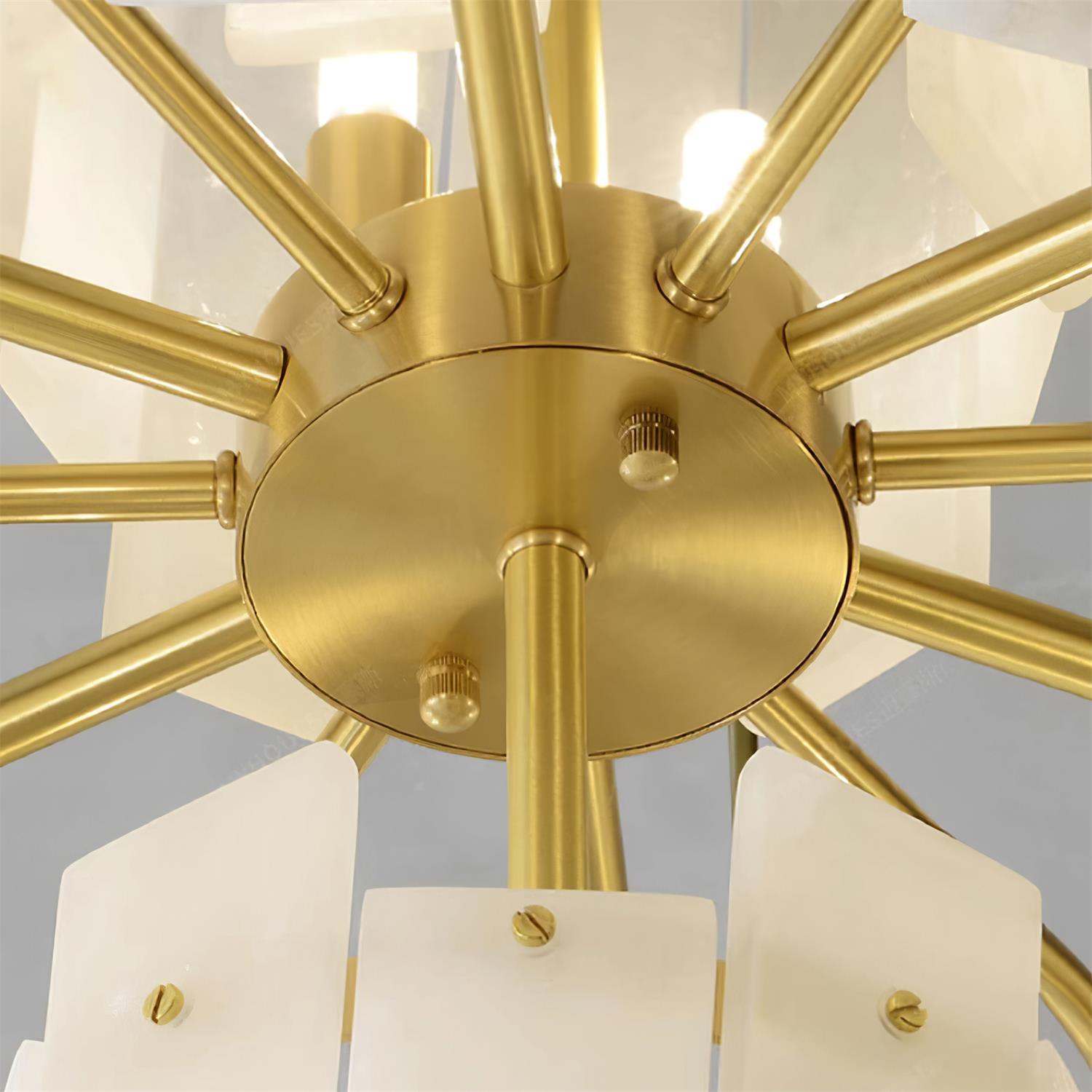 Regina Alabaster Chandelier - YhLamps