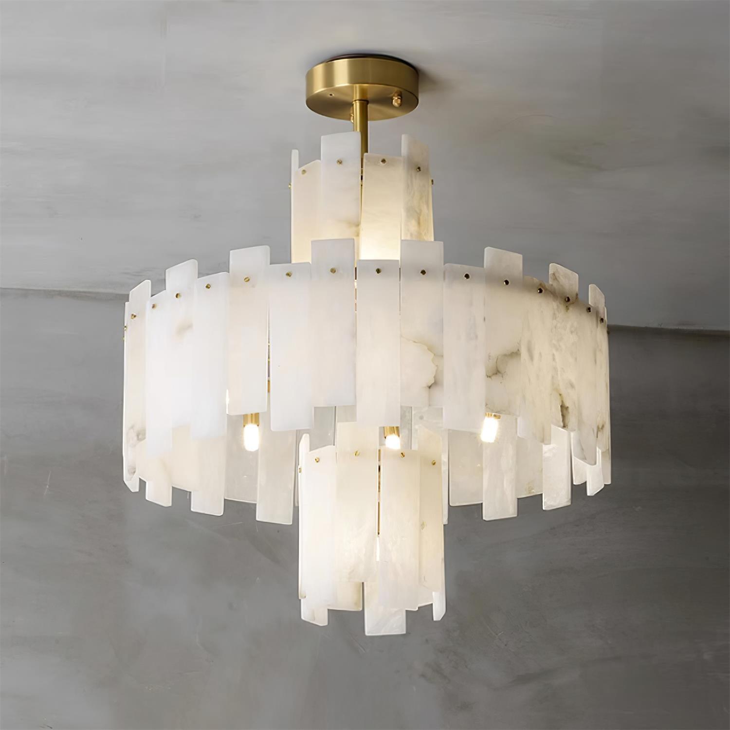 Regina Alabaster Chandelier - YhLamps