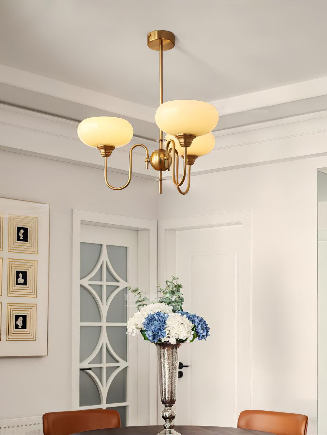 Creamy Persimmon Chandelier - YhLamps