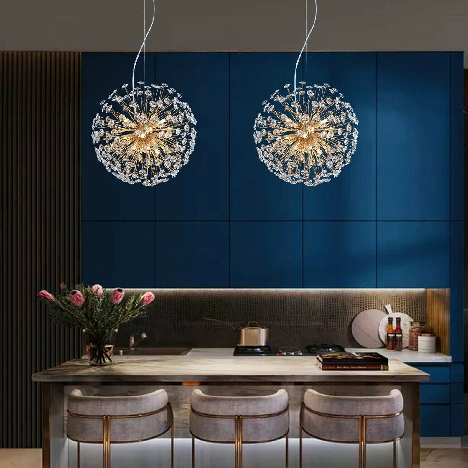 Crystal Dandelion Chandelier - YhLamps