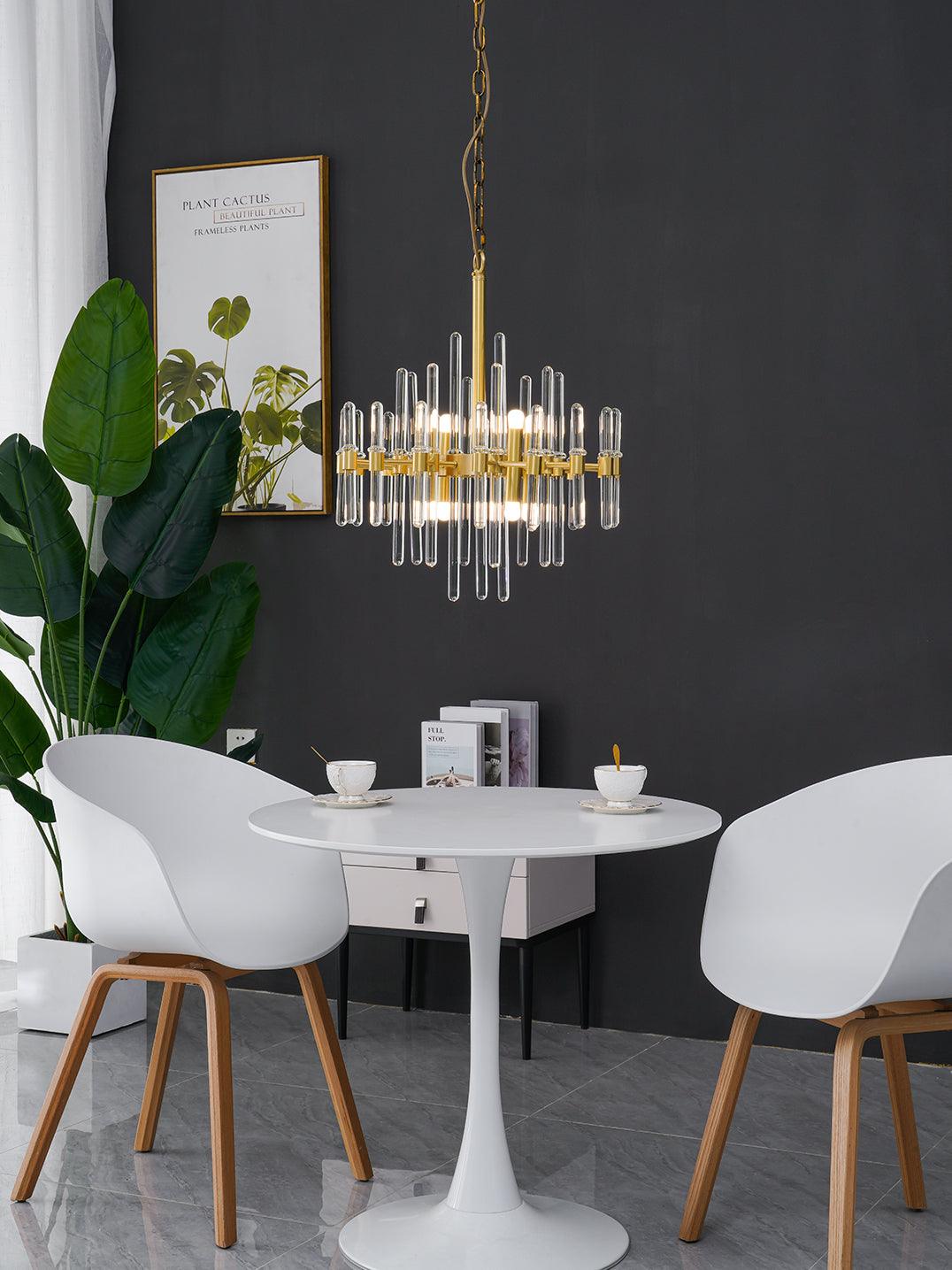 Vintage Antique Brass Chandelier - YhLamps