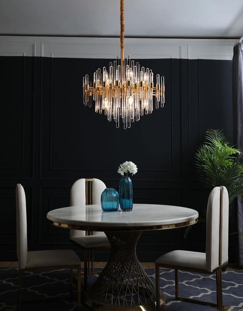 Vintage Antique Brass Chandelier - YhLamps