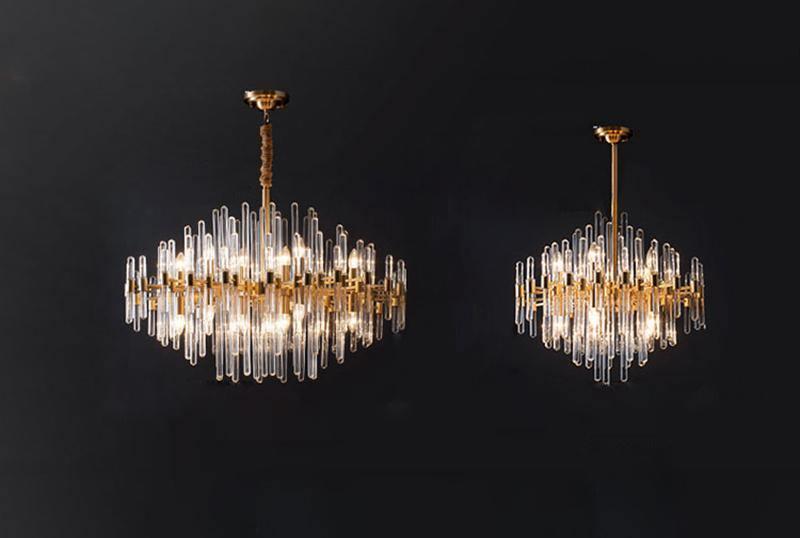 Vintage Antique Brass Chandelier - YhLamps