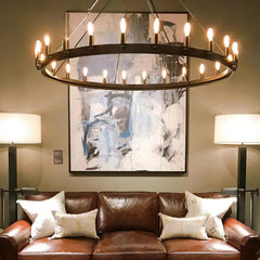 Vintage Round Chandelier - YhLamps