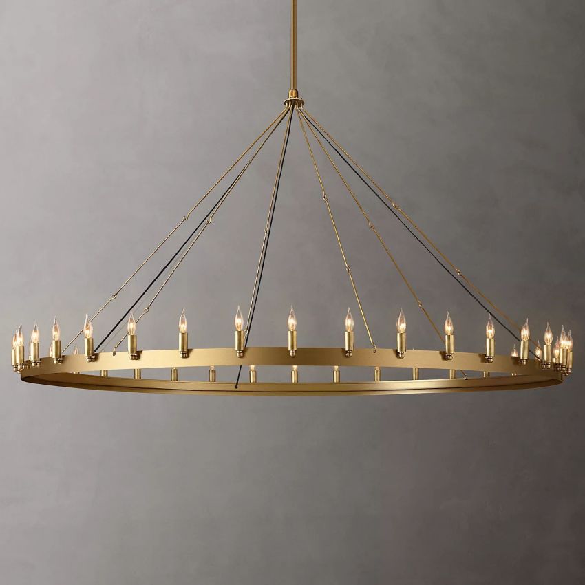 Vintage Round Chandelier - YhLamps