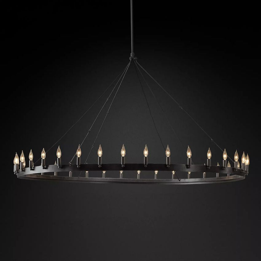 Vintage Round Chandelier - YhLamps