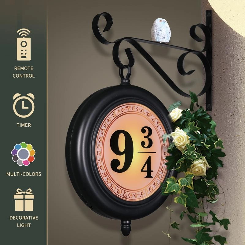 Platform 9 3/4 Sign Decorative Light - YhLamps