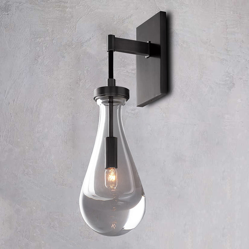 Raindrop Sconce MattBlack - YhLamps