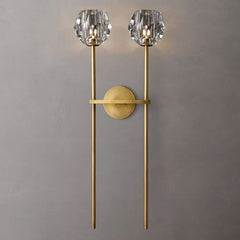 Belle De Crystal Grand Double Sconce - YhLamps