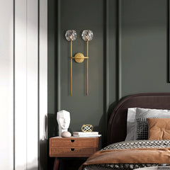Belle De Crystal Grand Double Sconce - YhLamps
