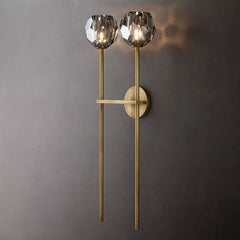 Belle De Crystal Grand Double Sconce - YhLamps