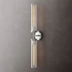 Lambert Knurled Grand Linear Sconce - YhLamps