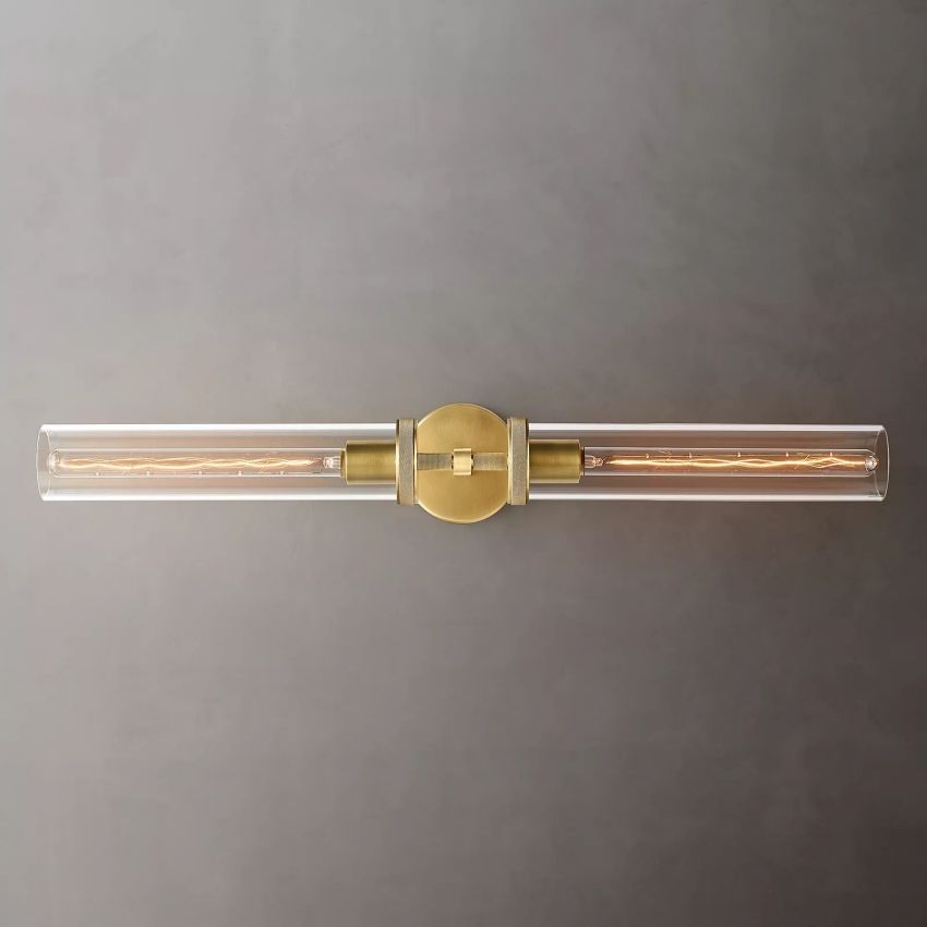 Lambert Knurled Grand Linear Sconce - YhLamps