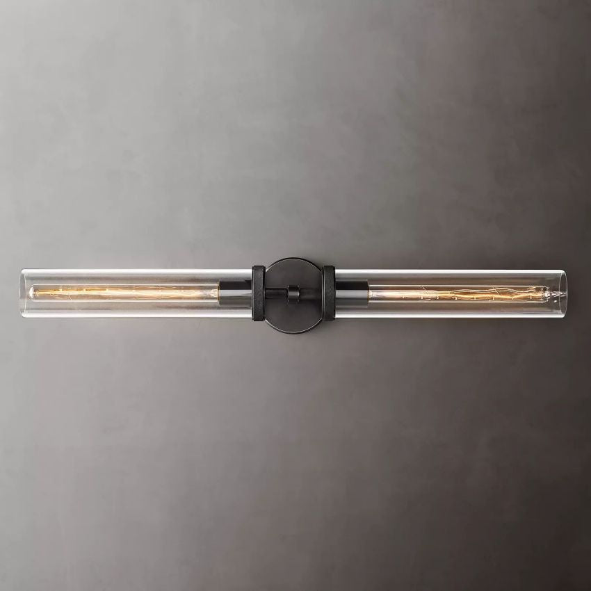 Lambert Knurled Grand Linear Sconce - YhLamps