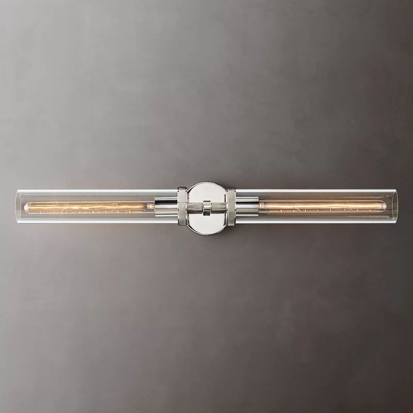 Lambert Knurled Grand Linear Sconce - YhLamps